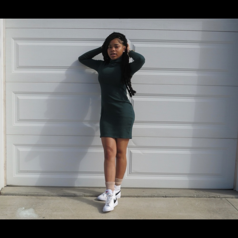 Turtle neck dress